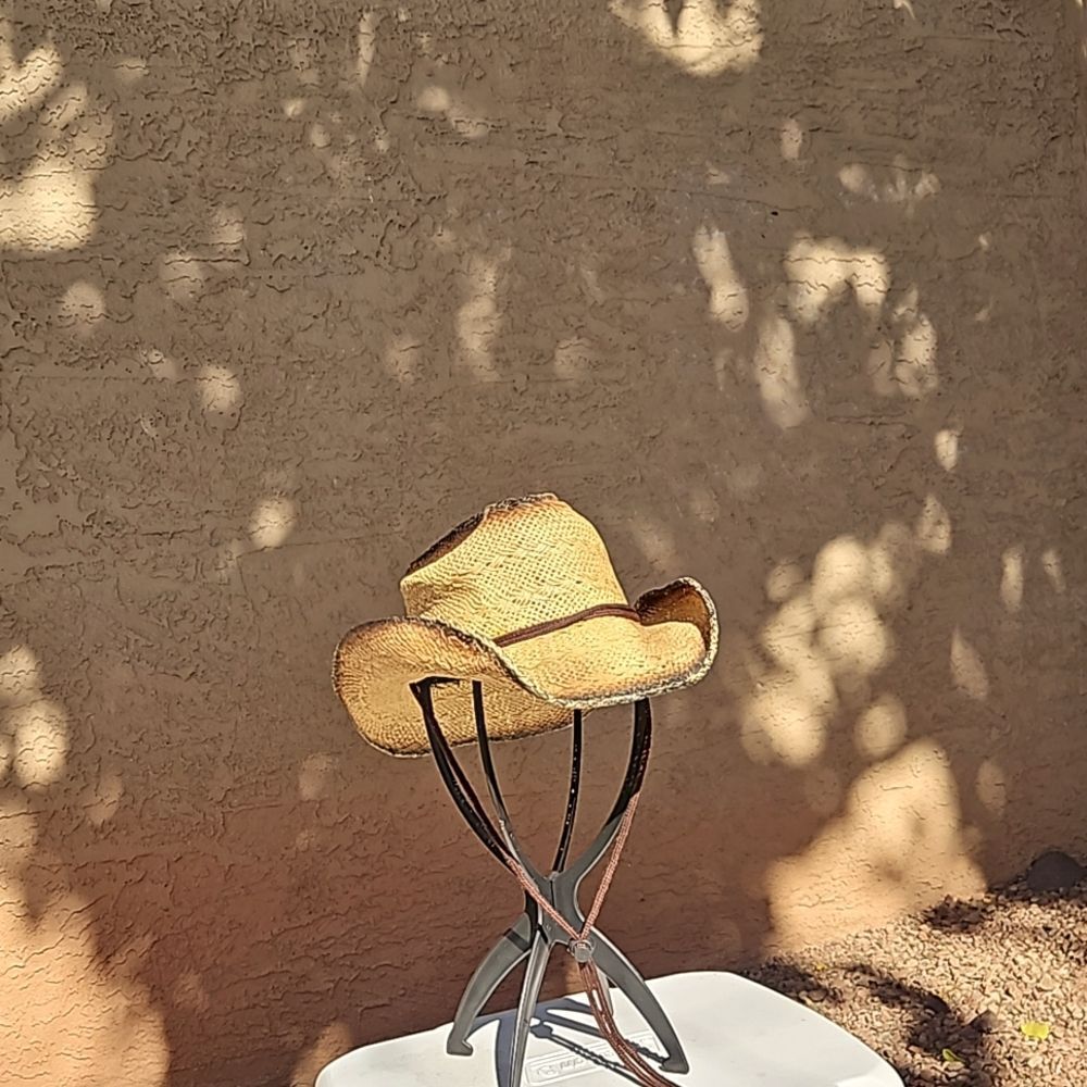 Cowboy Hat from Wild Bill Hats  Child-Size Made in Mexico  Straw with Chin Cord